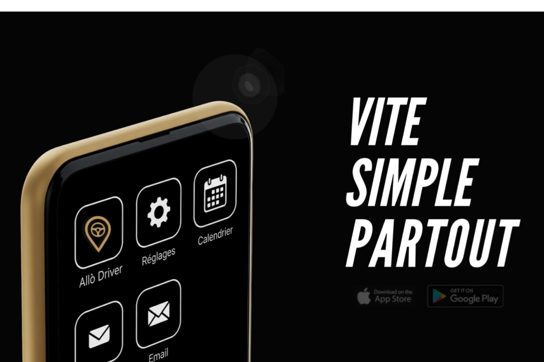 Allô Driver VTC — Application mobile iOS & Android type Uber